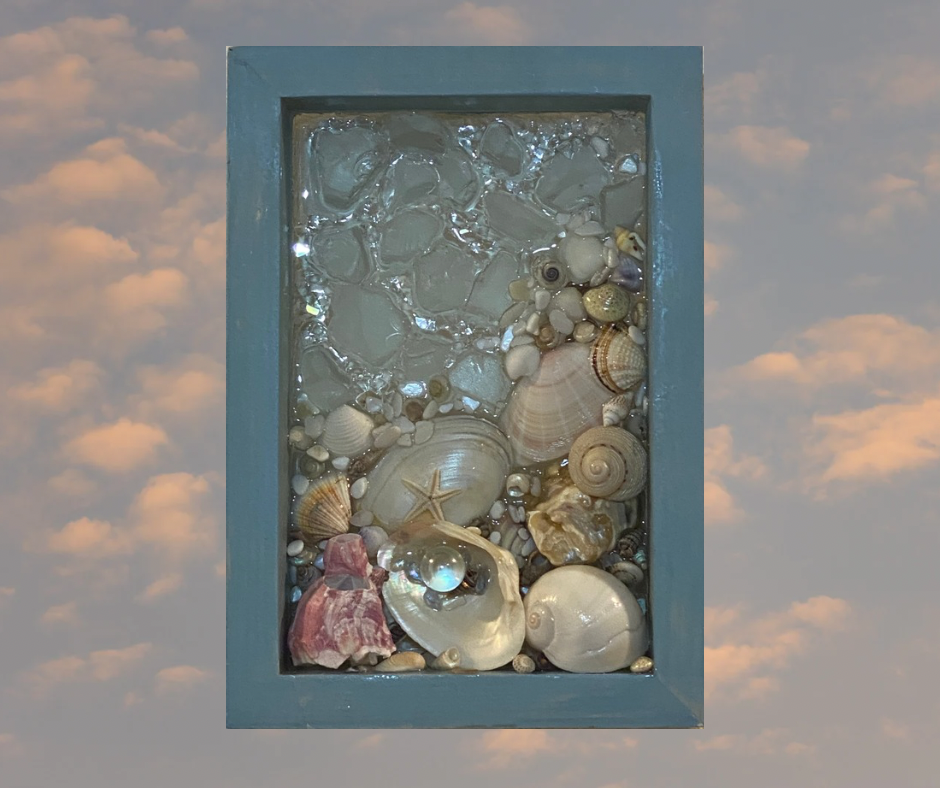 Blue Frame Pink Barnacle